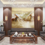 Tranh PVC Vân Đá 863269