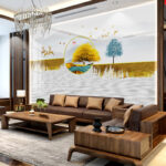 Tranh PVC Vân Đá 863987