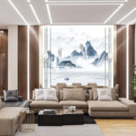 Tranh PVC Vân Đá 864163