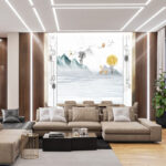 Tranh PVC Vân Đá 864185