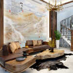 Tranh PVC Vân Đá 864566