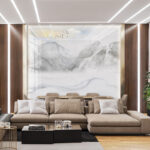 Tranh PVC Vân Đá 864784
