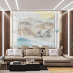 Tranh PVC Vân Đá 864793