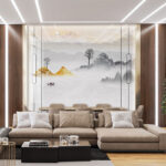 Tranh PVC Vân Đá 864814