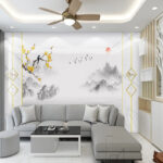 Tranh PVC Vân Đá 864819