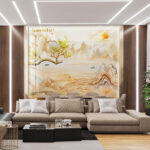 Tranh PVC Vân Đá 864675