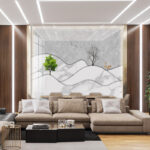 Tranh PVC Vân Đá 864735