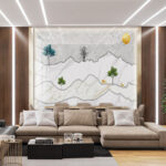 Tranh PVC Vân Đá 864752